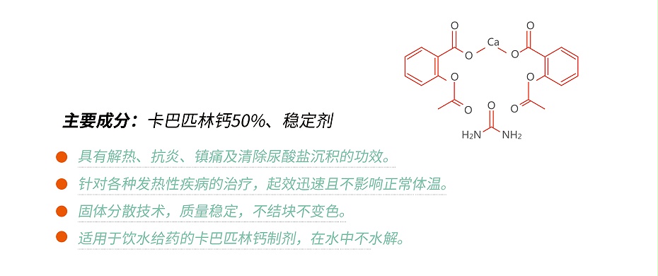 卡巴匹林鈣，解熱鎮(zhèn)痛